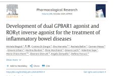 Discovery of  a Novel Therapeutic Agent for IBD.   A dual ligand acting on   two bile acid acid regulated receptors:RORγT and GPBAR1